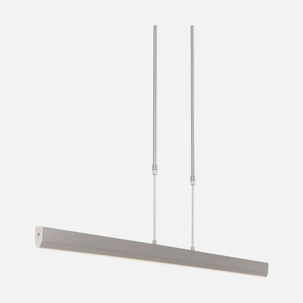 LED steel dining table pendant light 115 cm, dim-to-warm | Zelena