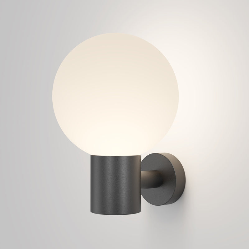 Bold black wall lamp