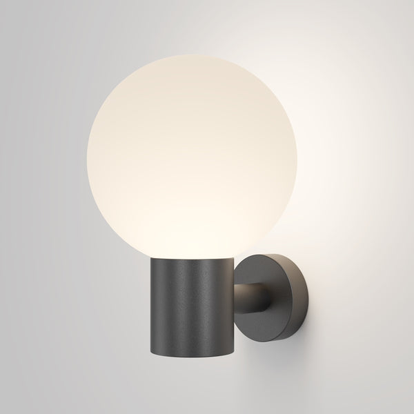 Bold black wall lamp