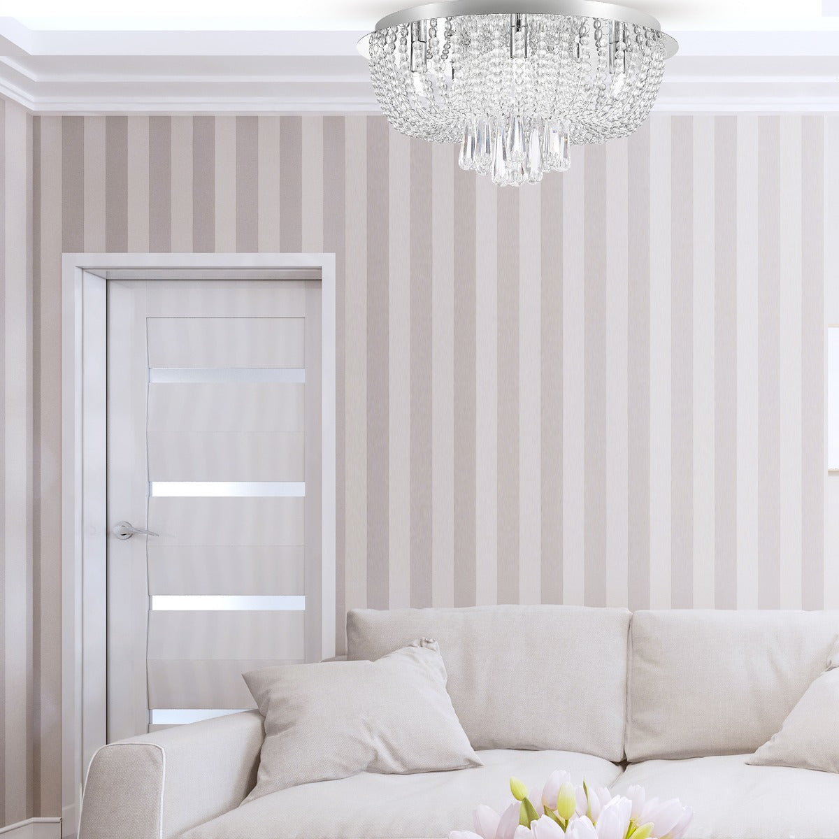 Luminaire plafonnier | Sensi Chromé