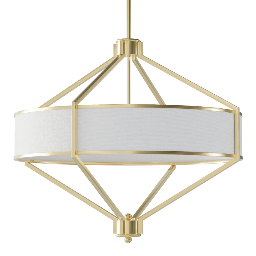 Suspension Zundo 60, abat-jour tissu