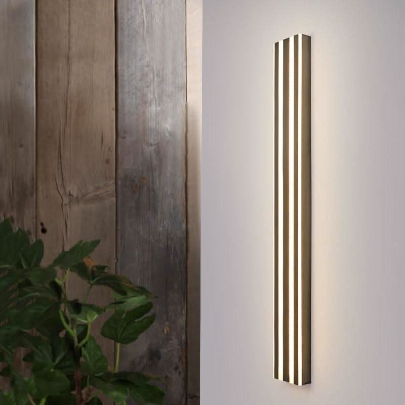 Applique Murale Extérieur | Urbano Brillante - Designix Applique murale extérieur Noir 60cm Blanc Chaud