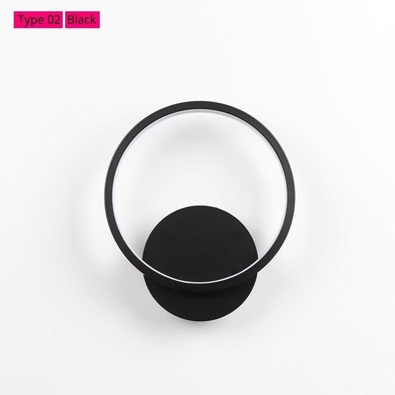 Lampe Murale LED Moderne | Vila - Designix Applique Murale Modèle 02 Noir Blanc chaud (2700 - 3500K)