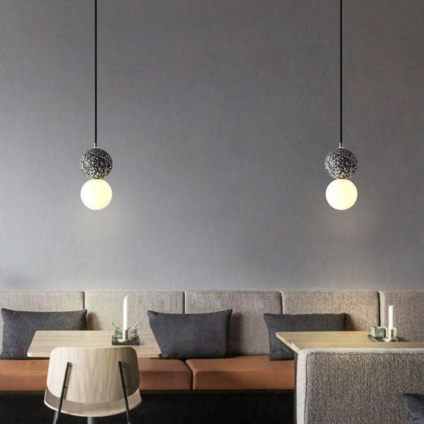 Wood Glass Concrete Pendant | Ulmo