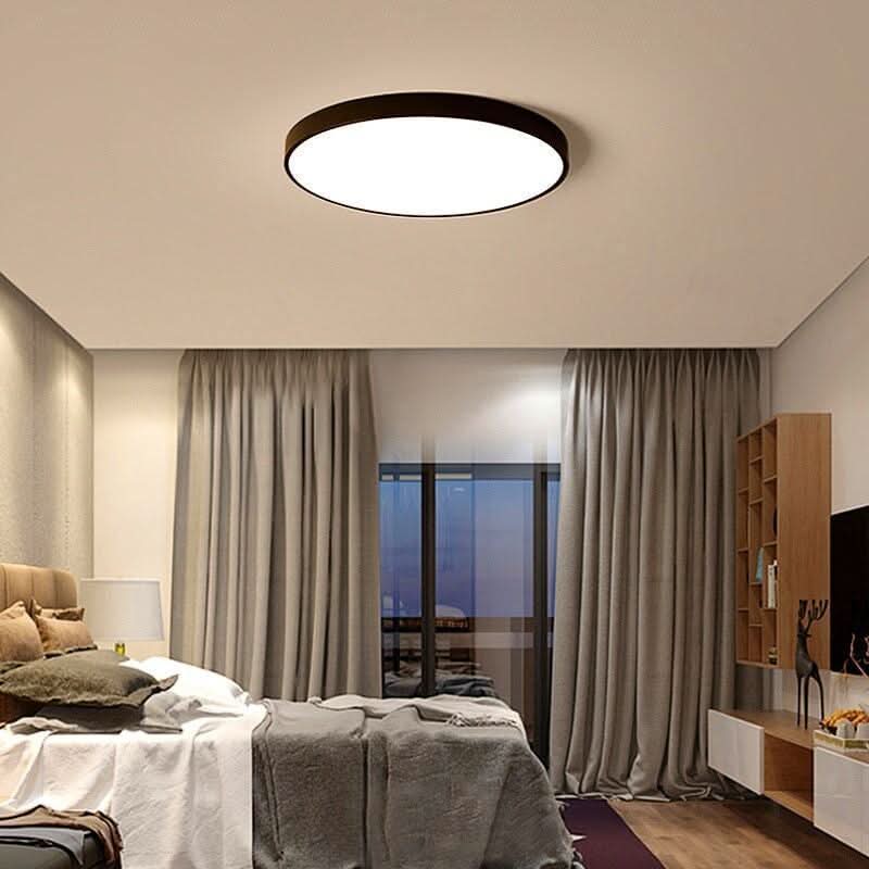 Plafonnier Circle Led Design | Granit - Designix Plafonnier Blanc 23cm | 13W Blanc Chaud