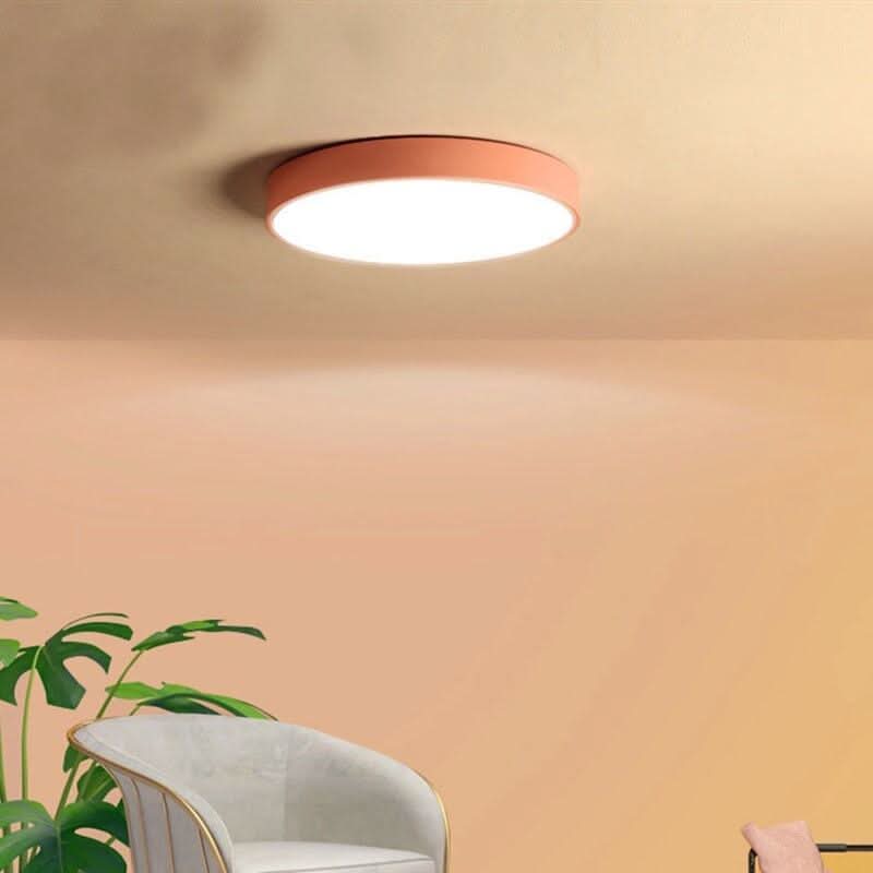 Plafonnier Circle Led Design | Granit - Designix Plafonnier Blanc 23cm | 13W Blanc Chaud