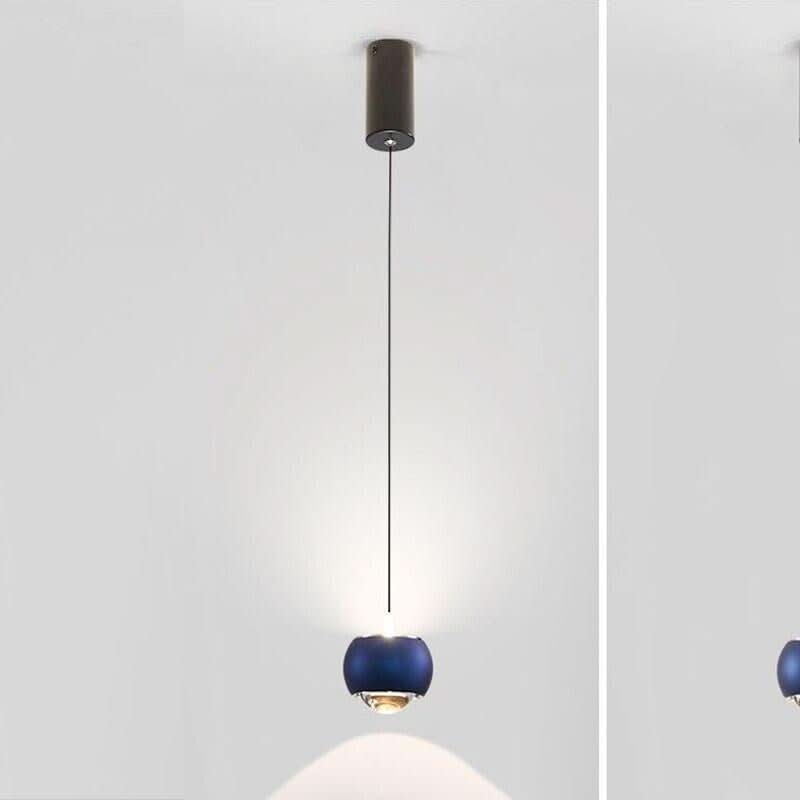 Suspension Boule Design | Pure Lumière - Designix Suspension luminaire Bleu