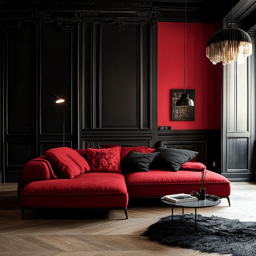 7 Ways to Match Red and Black in Your Decor