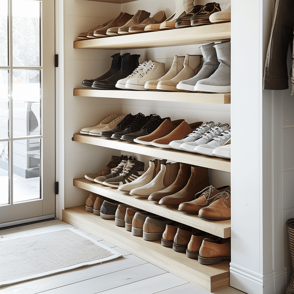 9 Tips for Storing Shoes in the Entryway