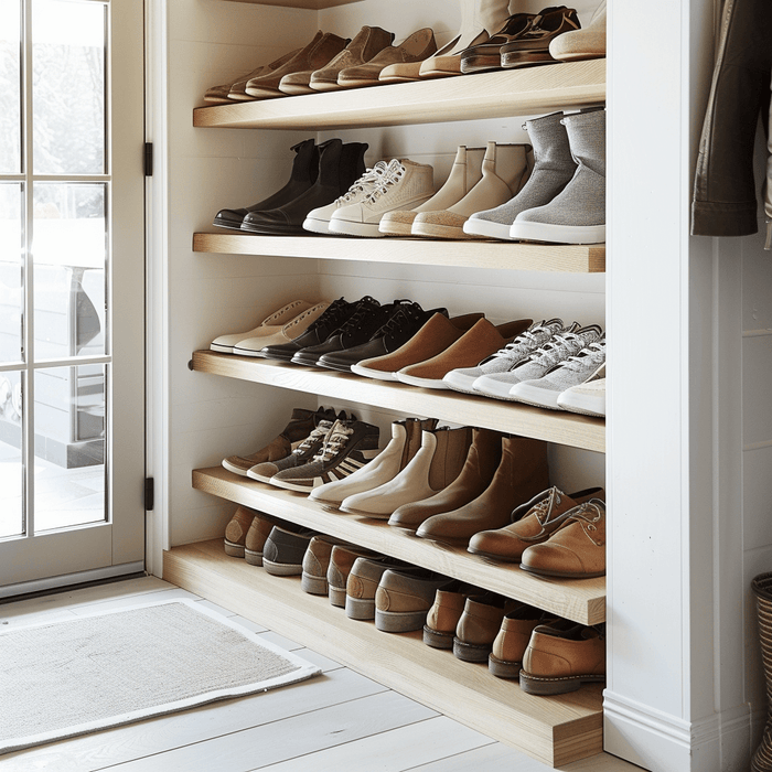 9 Tips for Storing Shoes in the Entryway