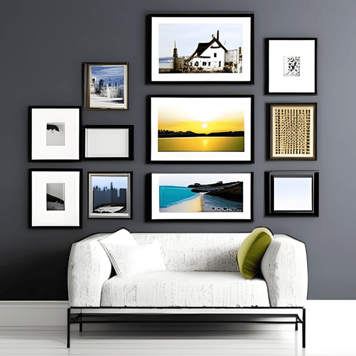 How to create a gallery wall with frames and photos: A personal touch to your interior decor!