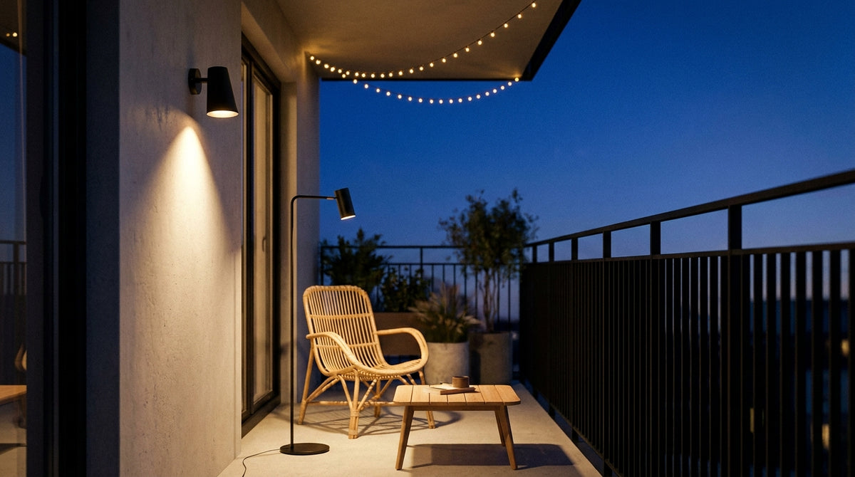 5 tips for lighting your balcony