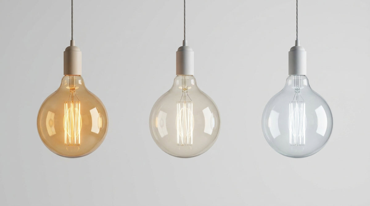 XXL decorative bulbs: which color temperature per room