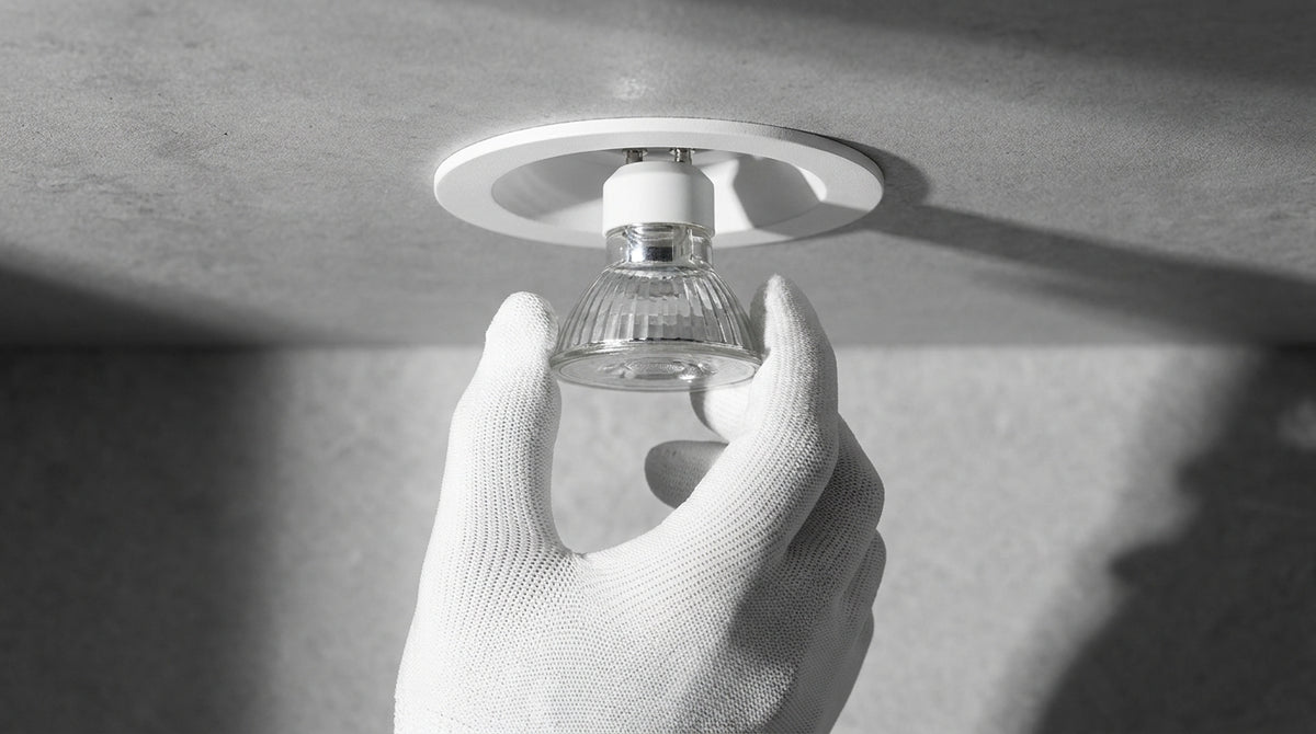 change spotlight bulb