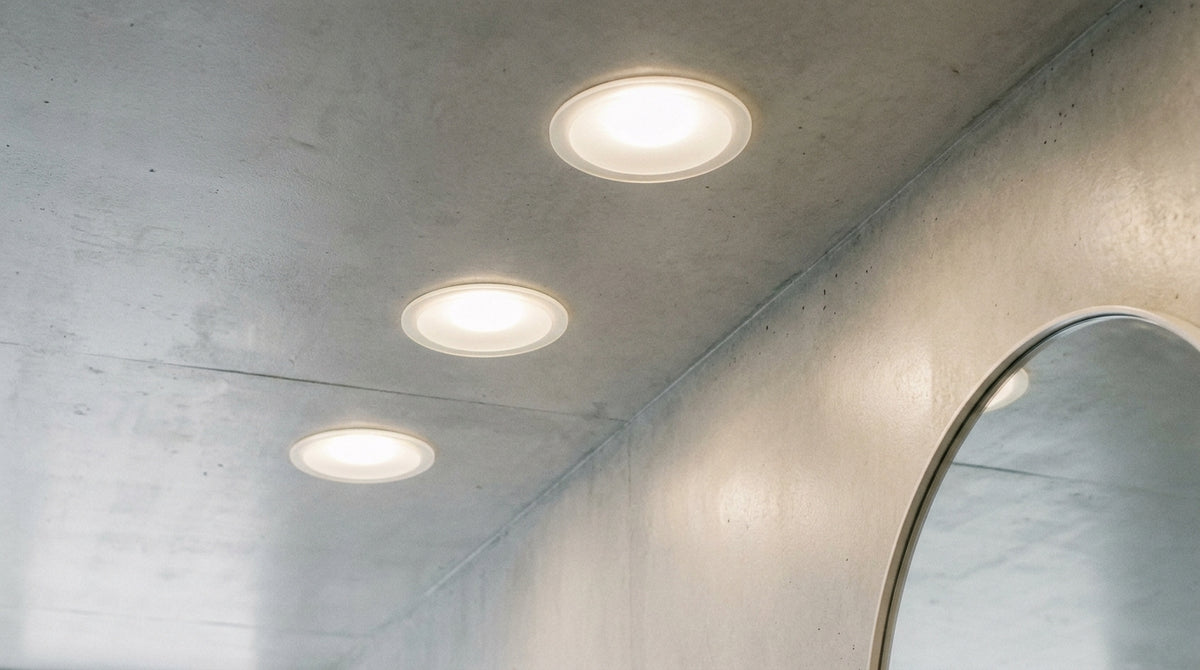 How to change a recessed bathroom spotlight bulb