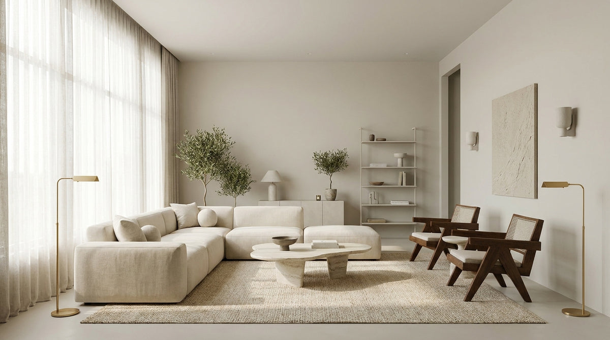 Paint color for a bright living room: how to choose well