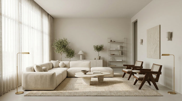 Paint color for a bright living room: how to choose well