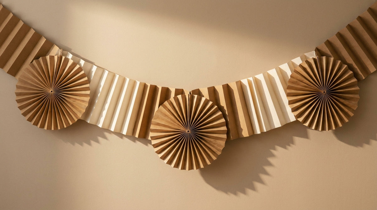how to make an easy paper garland for christmas