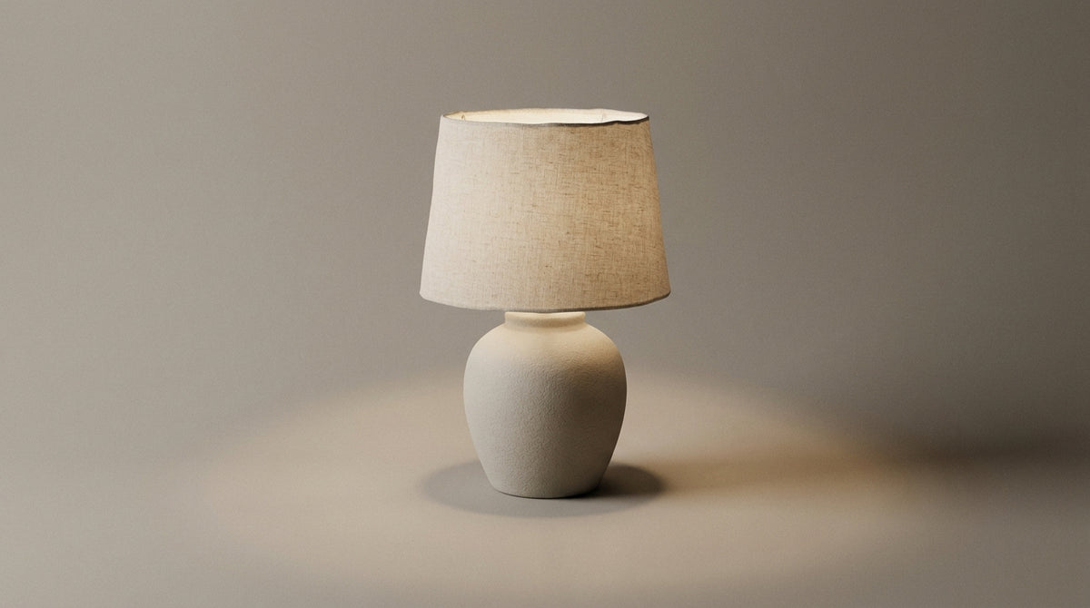 how to put on a lampshade