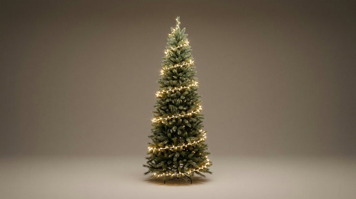 how to put fairy lights on a Christmas tree