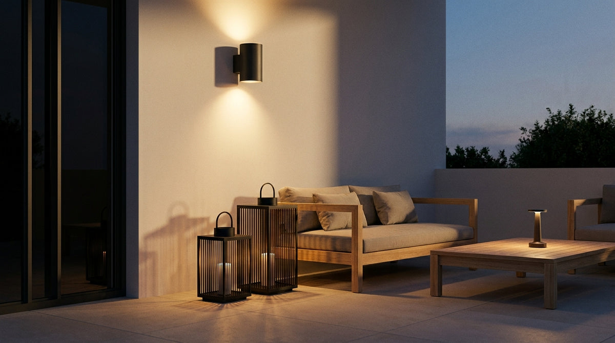 Outdoor lighting: tips for a warm ambiance
