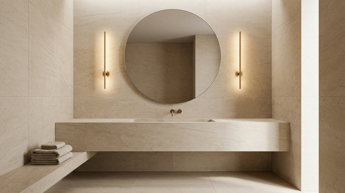 Spa-inspired bathroom: how to get the lighting right