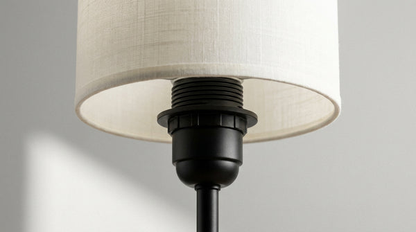 attach lampshade to ceiling socket