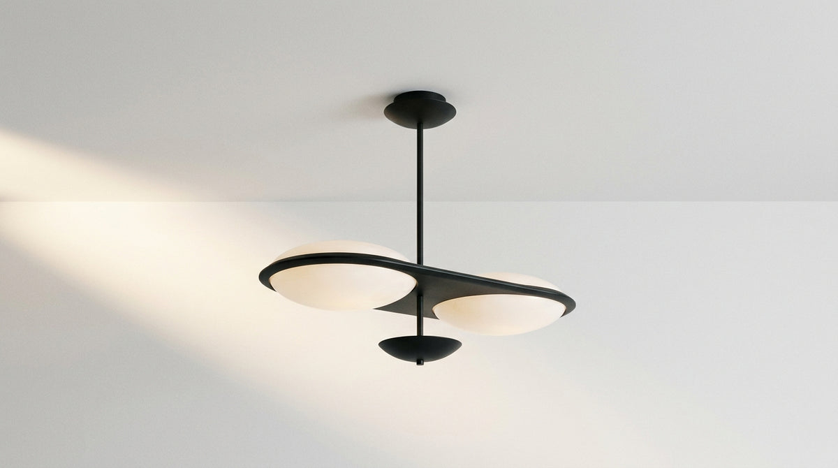 Fix ceiling light without drilling