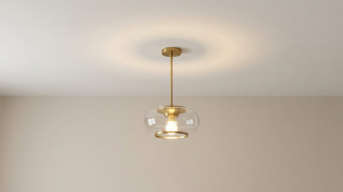 Fix ceiling light without drilling