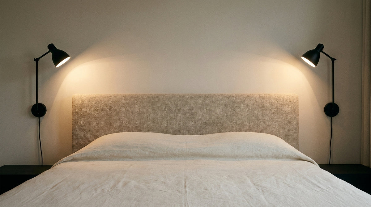 reading light height headboard
