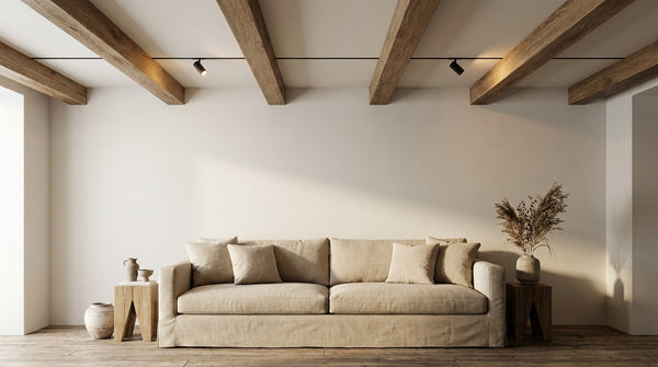 Lighting ideas for exposed beams