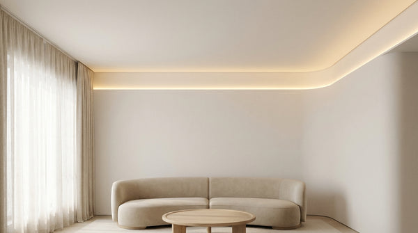 install LED strip on ceiling