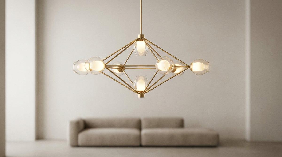 Contemporary chandelier: how to choose the right one for each room
