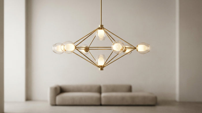 Contemporary chandelier: how to choose the right one for each room