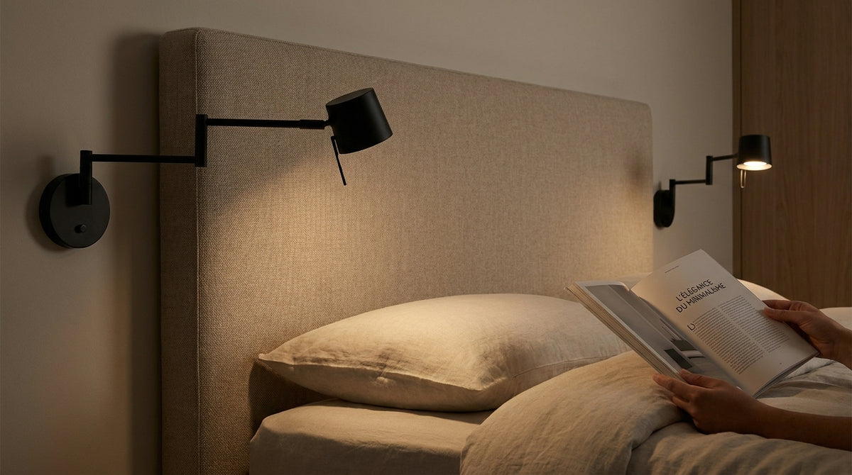 Adjustable wall-mounted reading light: choosing one for a master bedroom