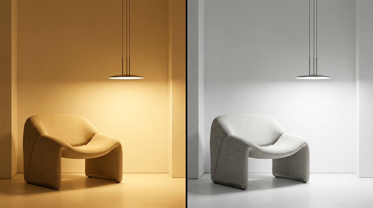 White or yellow light: the right color temperature per room