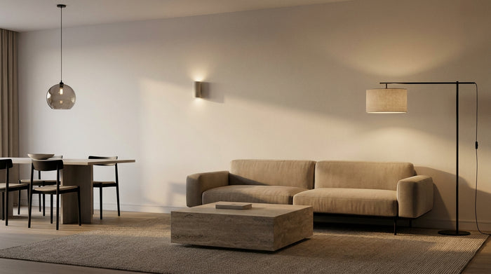 trendy living room lighting