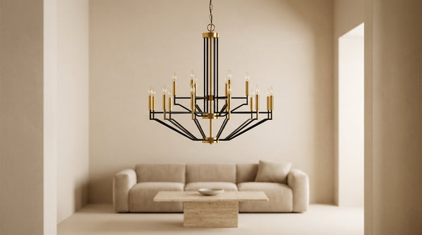 large living room chandelier