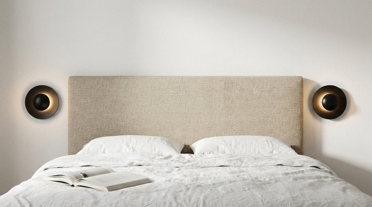 standard height for wall-mounted bedside lamp