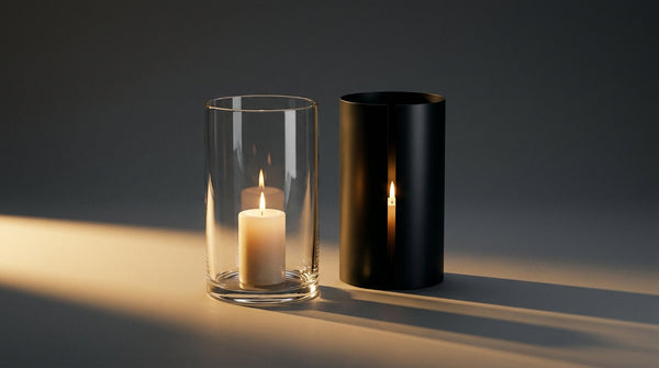 large outdoor candle holder