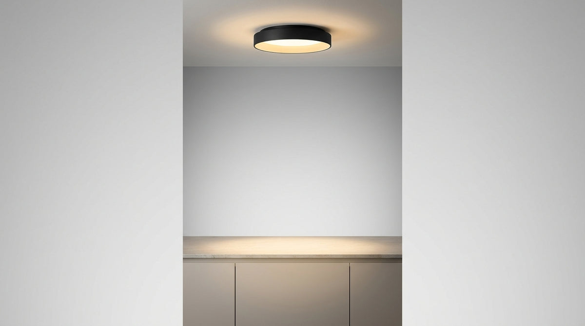 Black kitchen ceiling light: choosing the right one, zone by zone