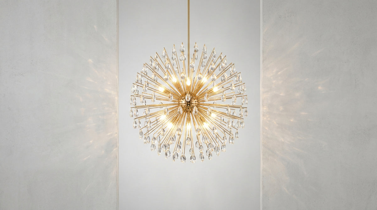 Dandelion crystal chandelier: how to spot and choose the right one