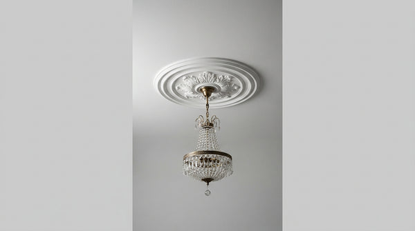 which chandelier goes with a ceiling rose