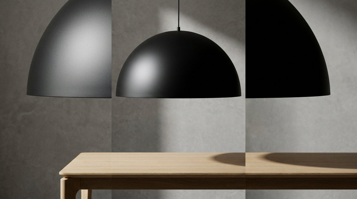 large-diameter pendant light
