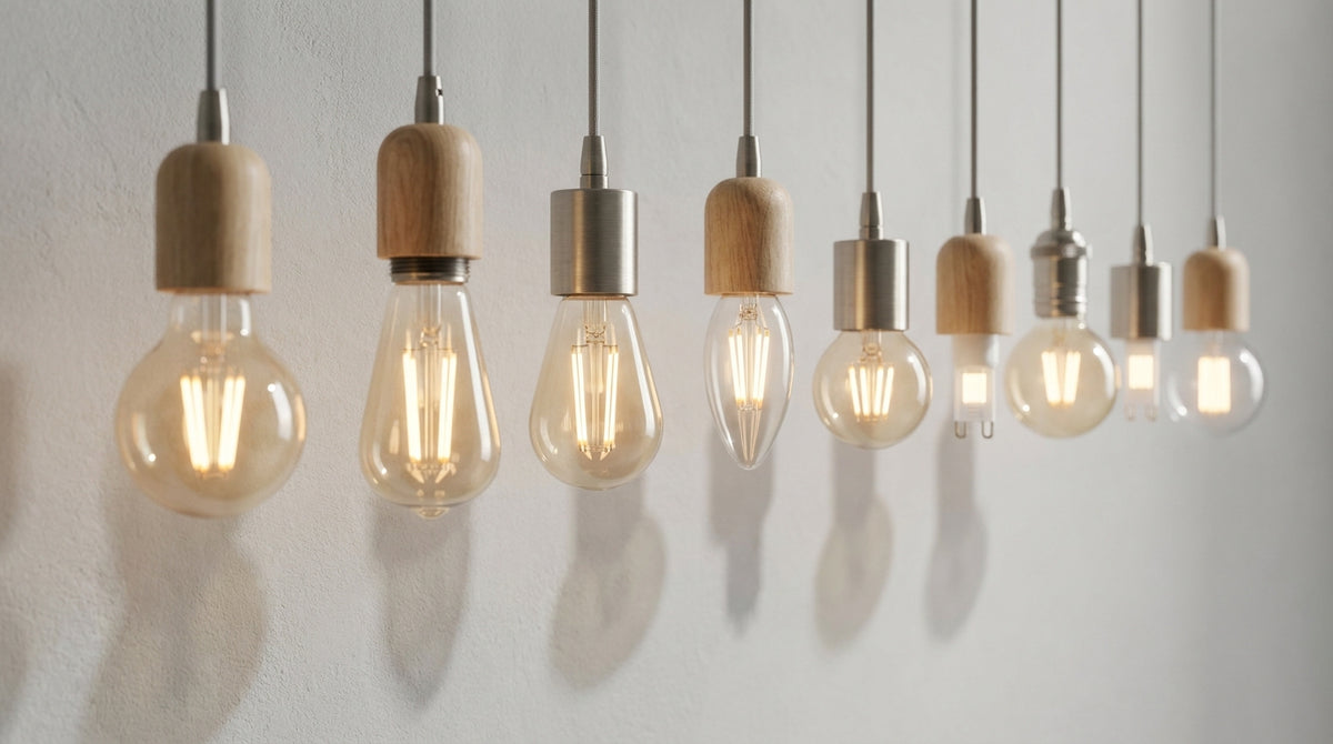 Bulb size and base: the guide to choosing correctly