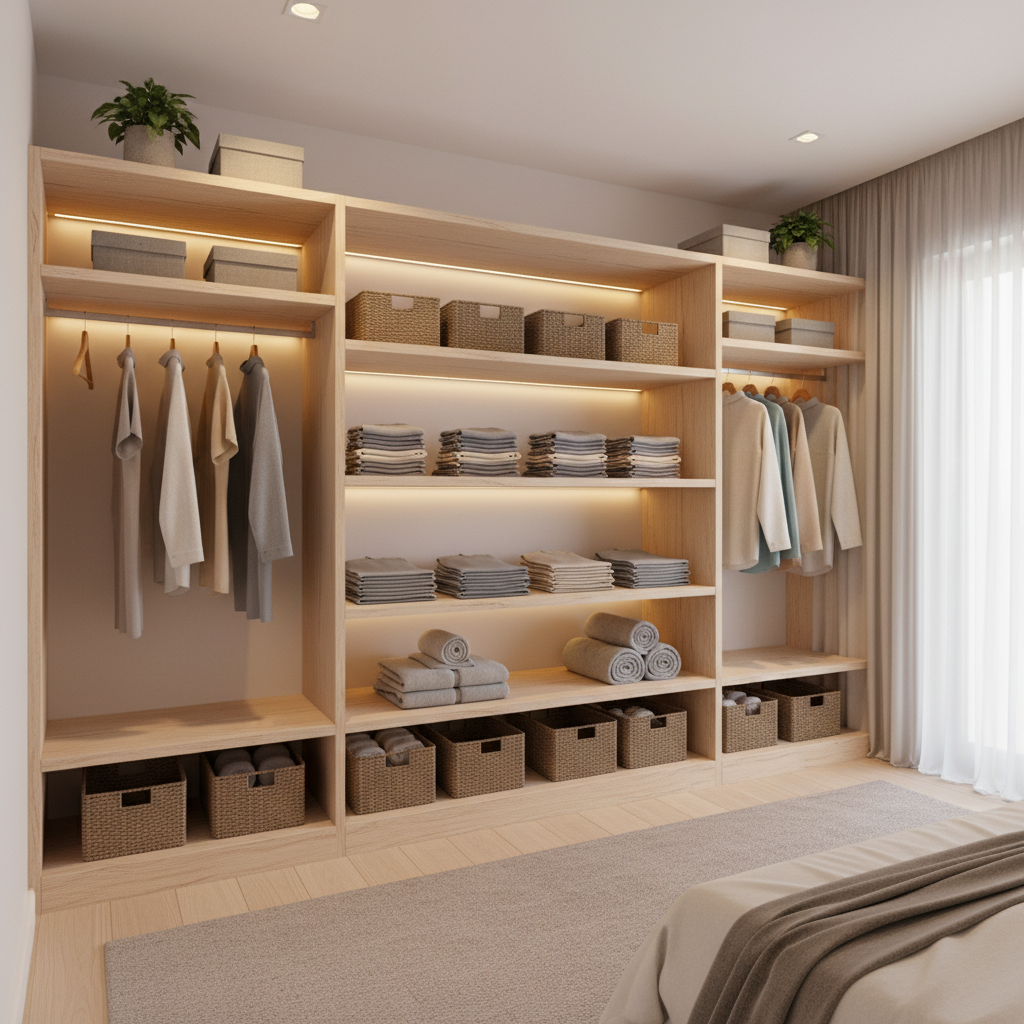 Bedroom storage: clever solutions for a zen space