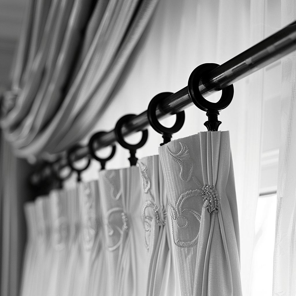 Curtain Rod Options for Ceiling or Wall Mounting