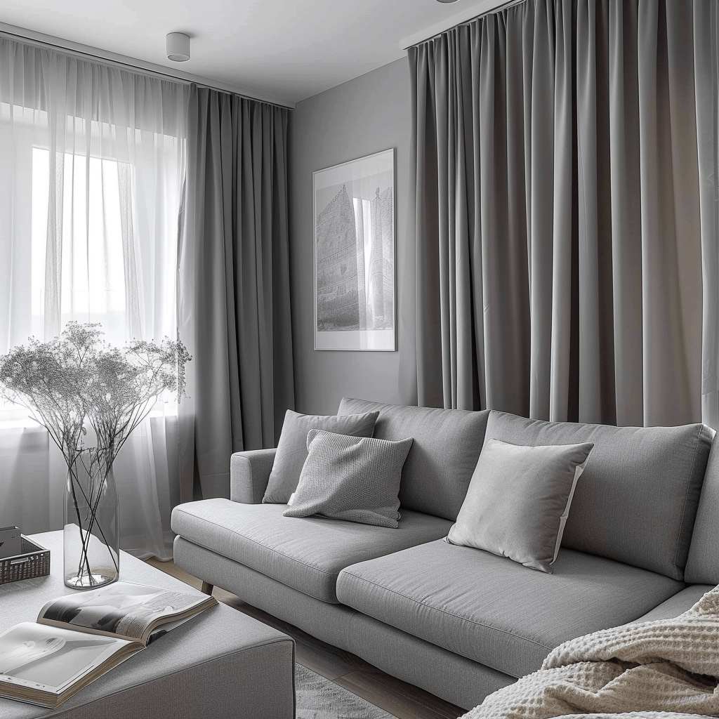 What Color Curtains Go With a Gray Sofa?