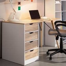 White and Wood Desk