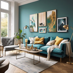 Teal Sofa